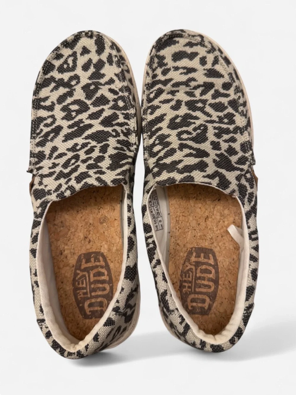 Hey Dude Wendy Leopard Print Slip-On Shoes | US 10